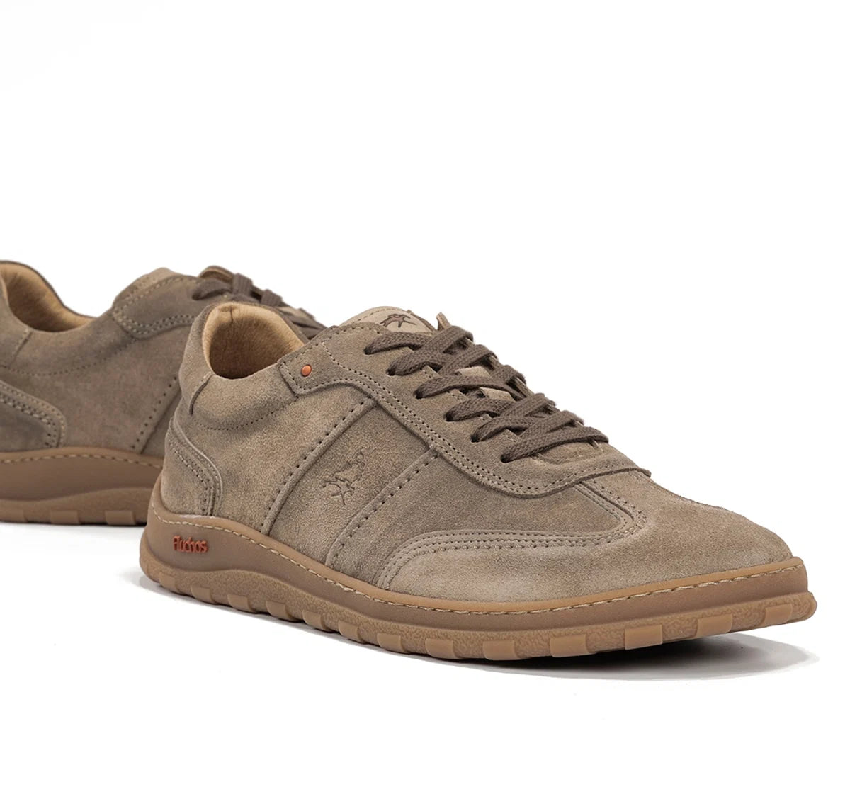 ZAPATO BAREFOOT DEPORTIVO HOMBRE FLUCHOS CORDON SERRAJE TAUPE F2502 JERRY AFELPADO MARMOTA