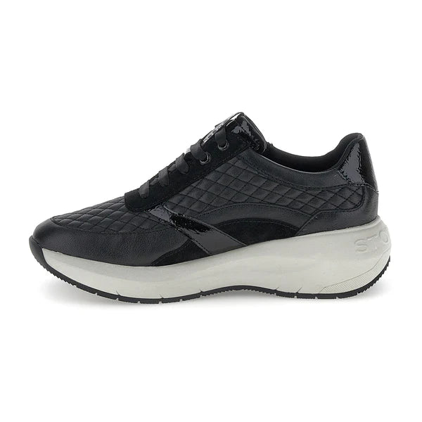 DEPORTIVO MUJER CORDON Y CREMALLERA NEGRO 221620