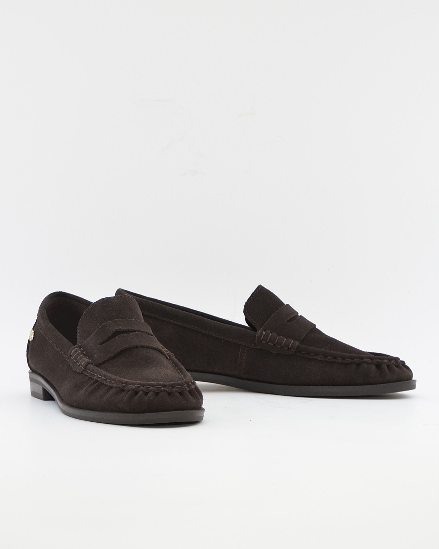 ZAPATO MOCASIN MUJER PLANO SERRAJE MARRON CHOCOLATE