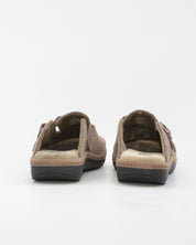 ZAPATILLAS DE CASA HOMBRE CON HEBILLA SALVI 41L-000 ELFO TABACO
