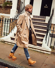 BOTA HOMBRE PANAMA JACK AMARILLO VINTAGE