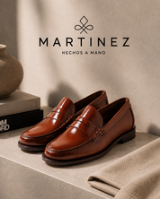 ZAPATO MOCASIN HOMBRE ANTIFAZ COSIDO A MANO FLORENTIC CHESNUT ANTIFAZ 800 SUELA DE CUERO