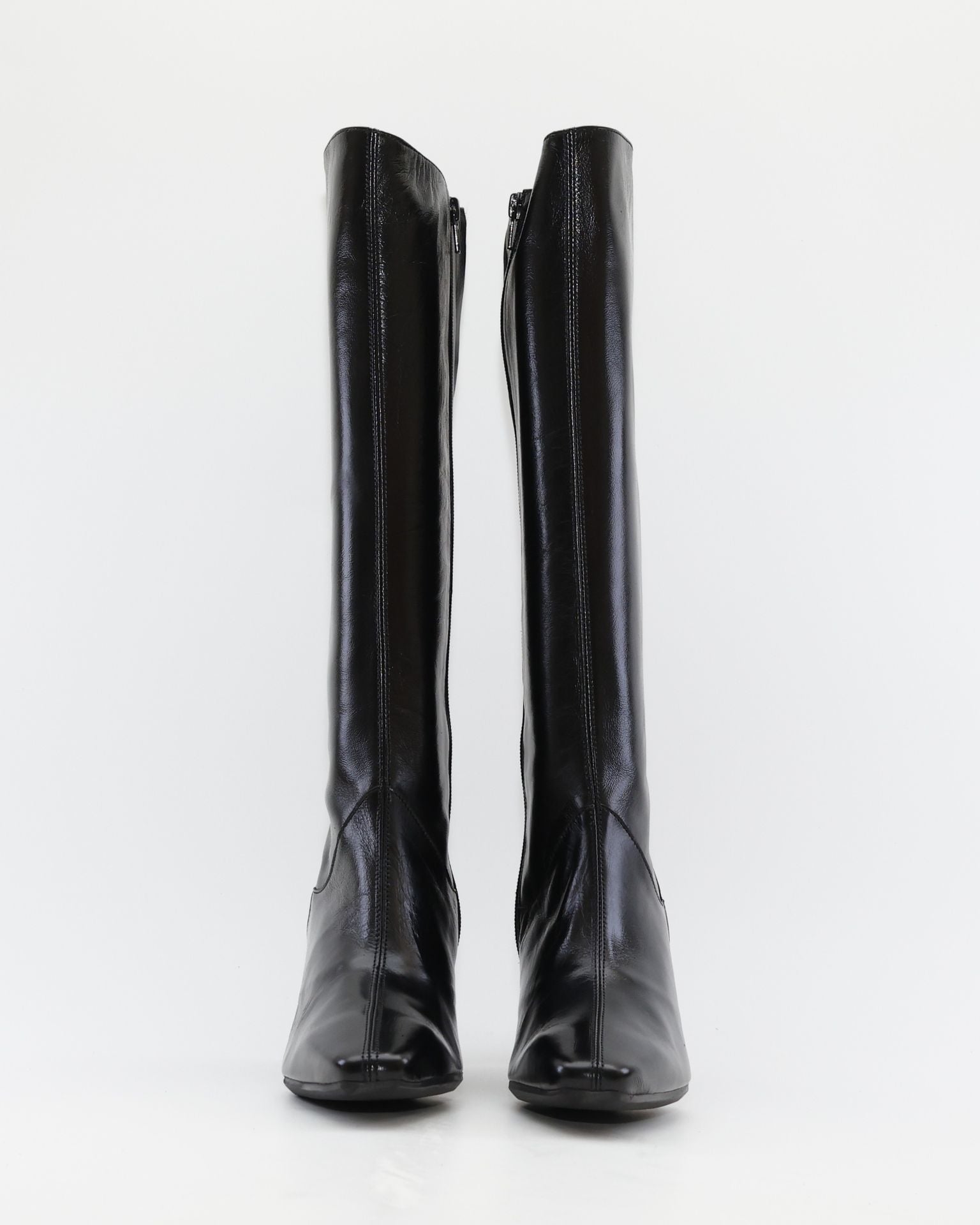 BOTA ALTA MUJER PIEL NEGRO WONDERS M-6305 TALIS