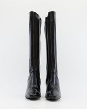 BOTA ALTA MUJER PIEL NEGRO WONDERS M-6305 TALIS
