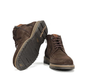 BOTIN CORDON HOMBRE SERRAJE MARRON CON CORDONES FLUCHOS BUGGY F2325 CAFÉ