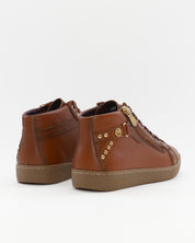 BOTIN DEPORTIVO PLANO MUJER COLOR CUERO THE HAPPY MONK PARIS 005