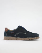 ZAPATO DE HOMBRE CALLAGHAN AZUL CON CORDONES 65201