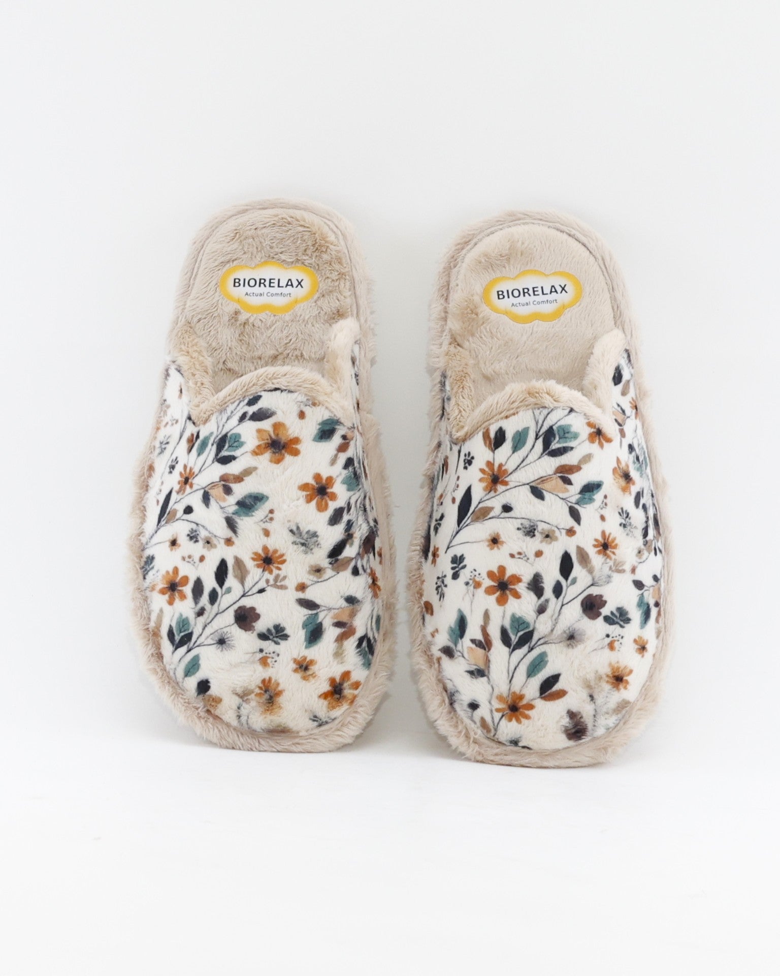 ZAPATILLAS DE CASA MUJER PLANAS BIO RELAX 4538 GAIA BEIGE