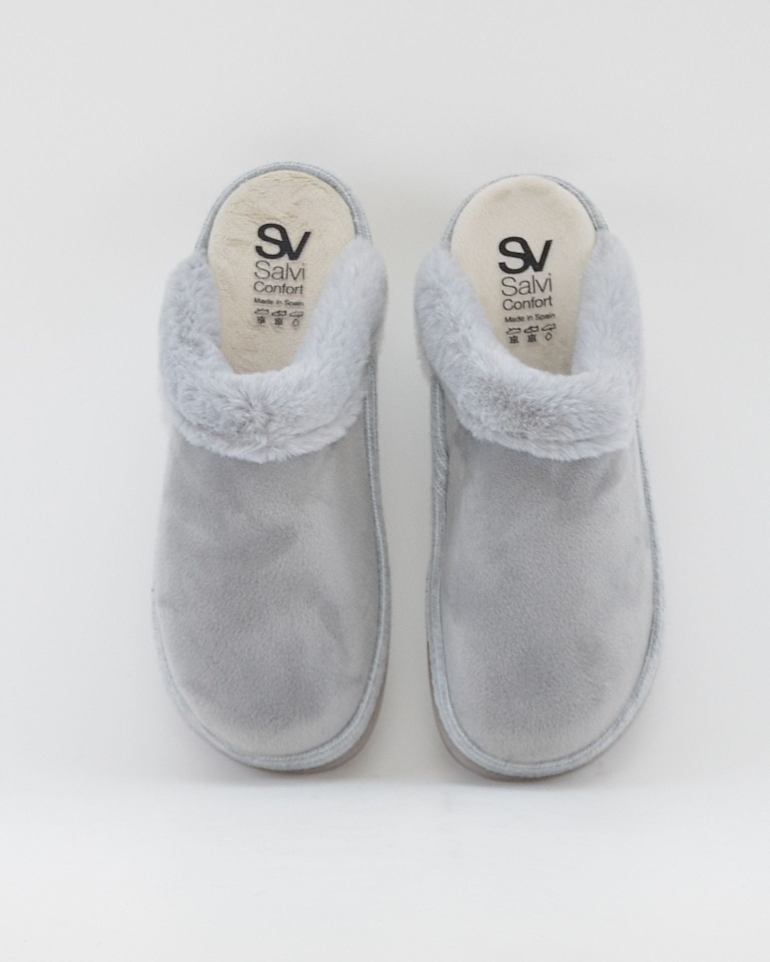 ZAPATILLA CASA MUJER CUÑA PLANTILLA EXTRAIBLE SALVI 52L-056 SUAPEL PERLA