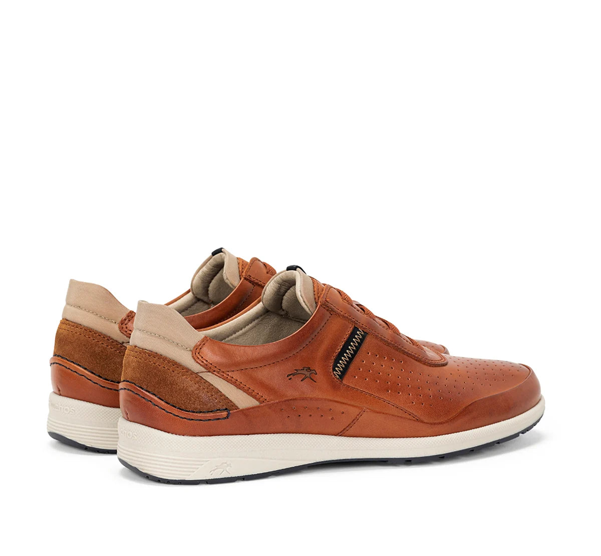 ZAPATO HOMBRE FLUCHOS GOMA ELÁSTICA COLOR CUERO JADEN F1736