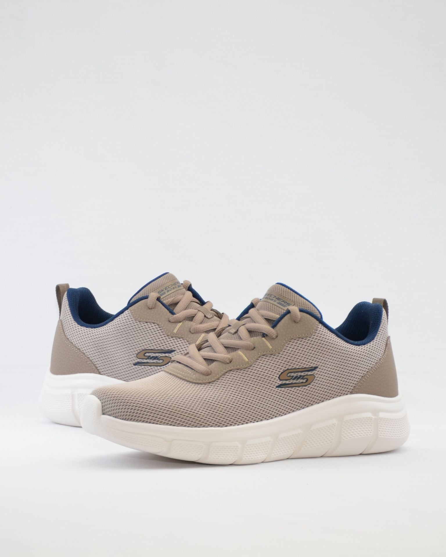 SNEAKERS HOMBRE SKECHERS TAUPE 118109 TPE CORDONES