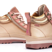 BOTIN DEPORTIVO MUJER CORDONES Y CREMALLERA MARFIL W3W-8564 CPC1 VIGO