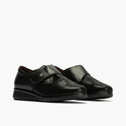 ZAPATO VELCRO ANCHO ESPECIAL NEGRO 10710