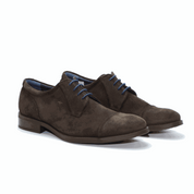 ZAPATO SERRAJE CORDON MARRON 8412 HERACLES