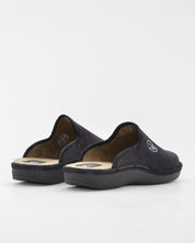ZAPATILLAS DE CASA HOMBRE SALVI 09D-244 LONDON NEGRO TRIDENTE