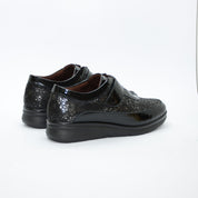 ZAPATO VELCRO ANCHO ESPECIAL NEGRO 10703