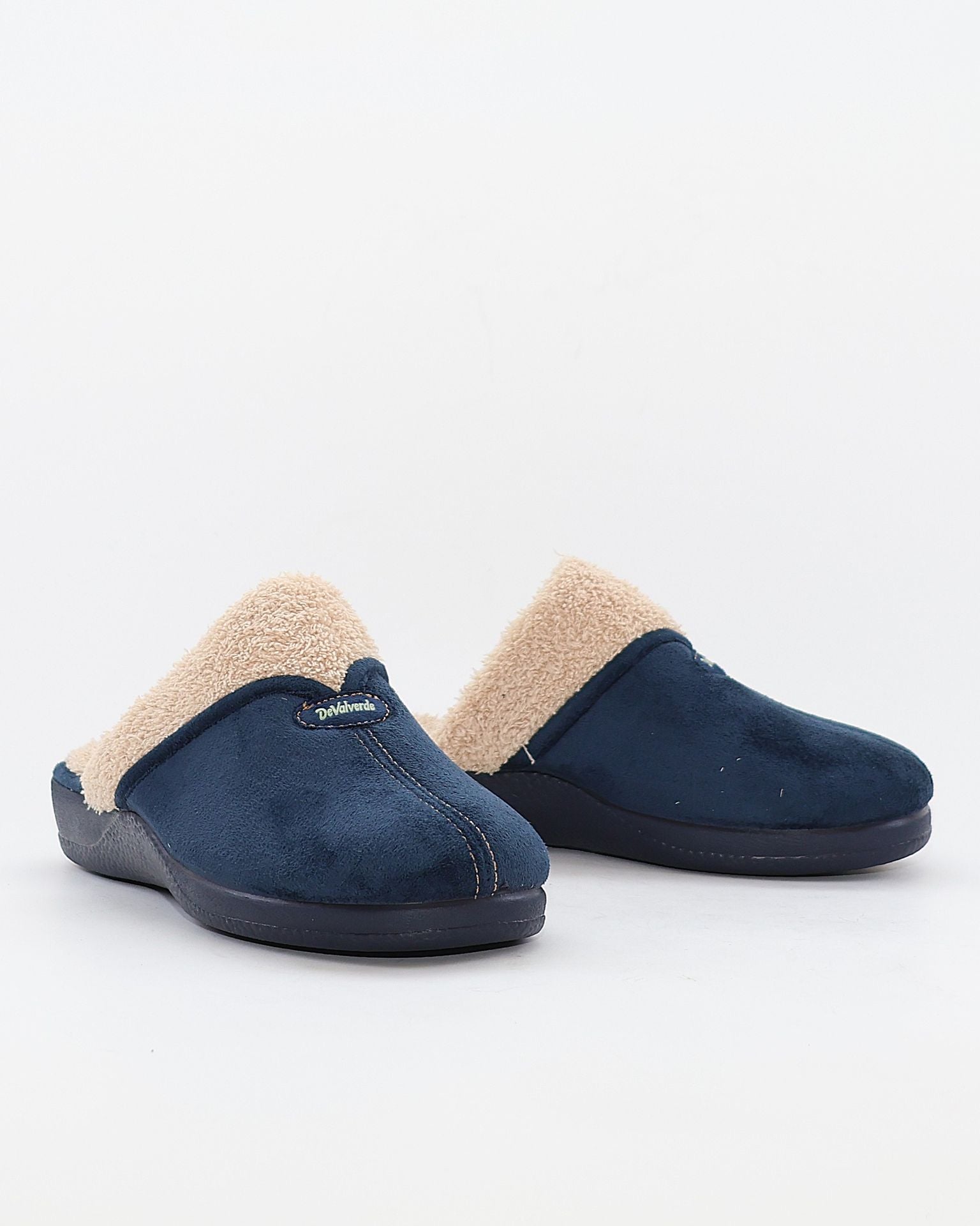 ZAPATILLAS DE CASA MUJER ABIERTA DEVALVERDE 1123 MARINO