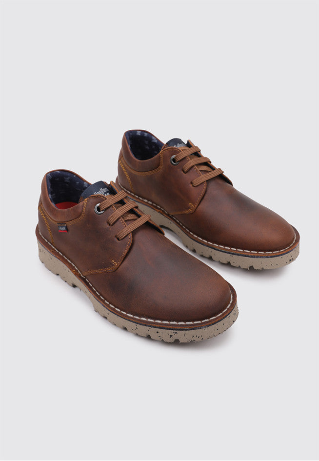 ZAPATOS CORDON CUERO ENGRASADO 55501