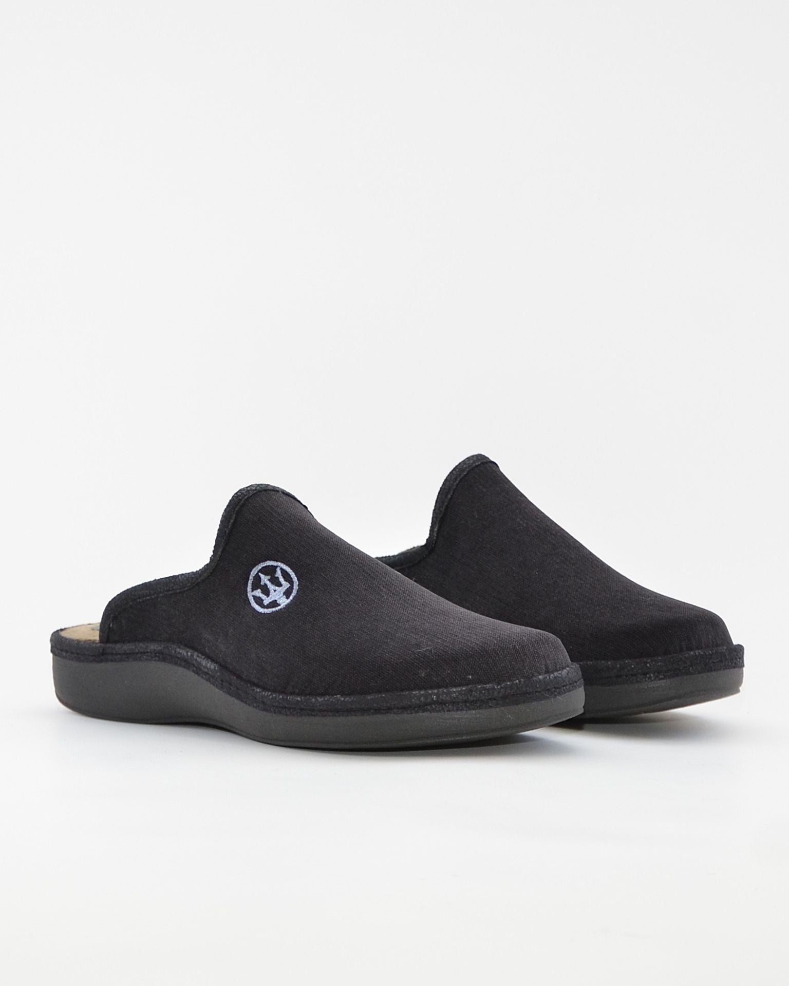 ZAPATILLAS DE CASA HOMBRE SALVI 09D-244 LONDON NEGRO TRIDENTE