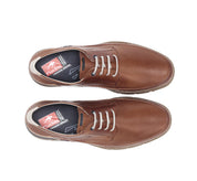 ZAPATO HOMBRE FLUCHOS COLOR CUERO CORDON PISO CARAMELO BARRY F1156