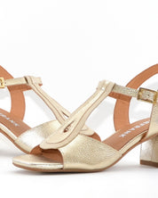 SANDALIA TACON MUJER COLOR PLATINO FRANK STARM H047