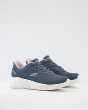 SNEAKERS MUJER SKECHERS 117324 DKNW AZUL CORDON ELÁSTICO SLIP-INS