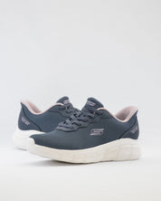 SNEAKERS MUJER SKECHERS 117324 DKNW AZUL CORDON ELÁSTICO SLIP-INS