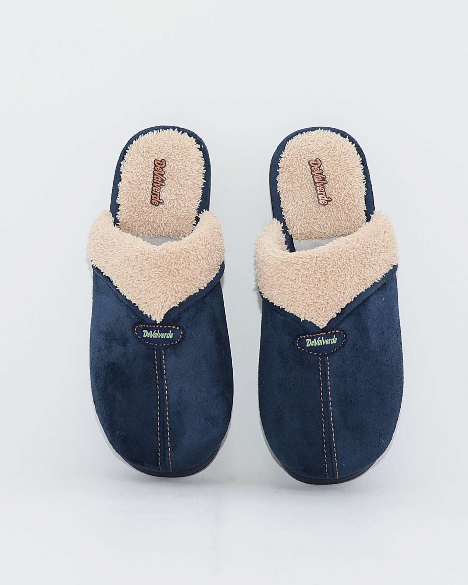 ZAPATILLAS DE CASA MUJER ABIERTA DEVALVERDE 1123 MARINO