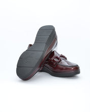 MOCASIN CHAROL ANCHO ESPECIAL BURDEOS 10701