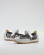 DEPORTIVO MARY JANE COMBI BLANCO ANIMAL PRINT LACOMBA YARROW PLANTILLA EXTRAIBLE