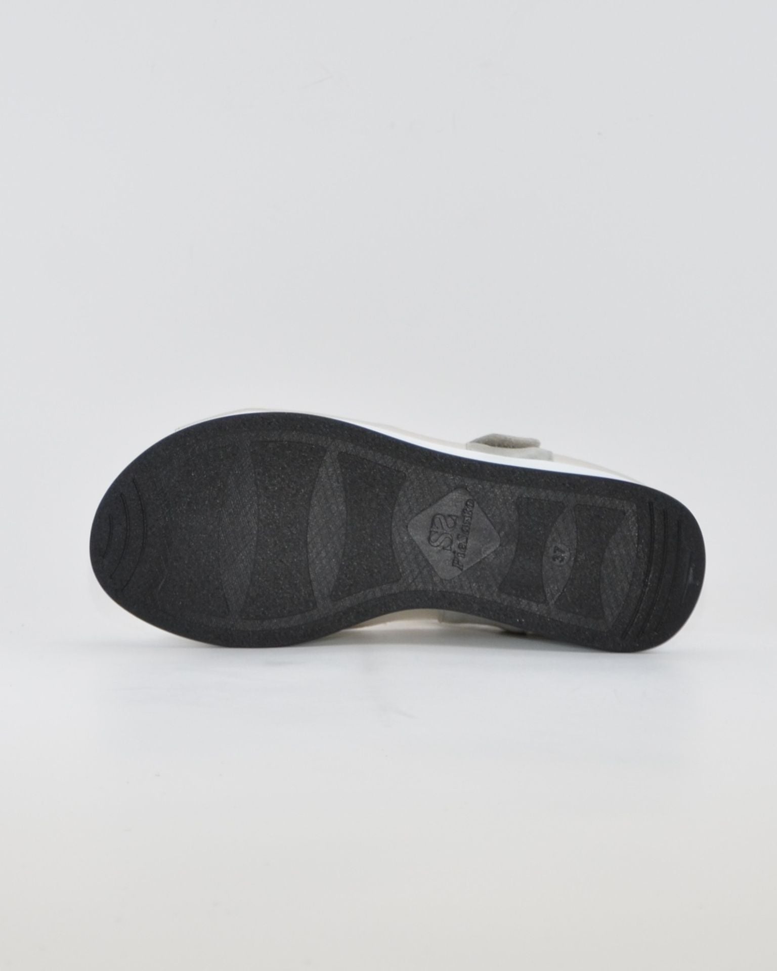 SANDALIA CUÑA PLANTILLA EXTRAIBLE MUJER TRES VELCROS ANCHO ESPECIAL COLOR VERDE Y PLATA PIE SANTO 260382 CAVA