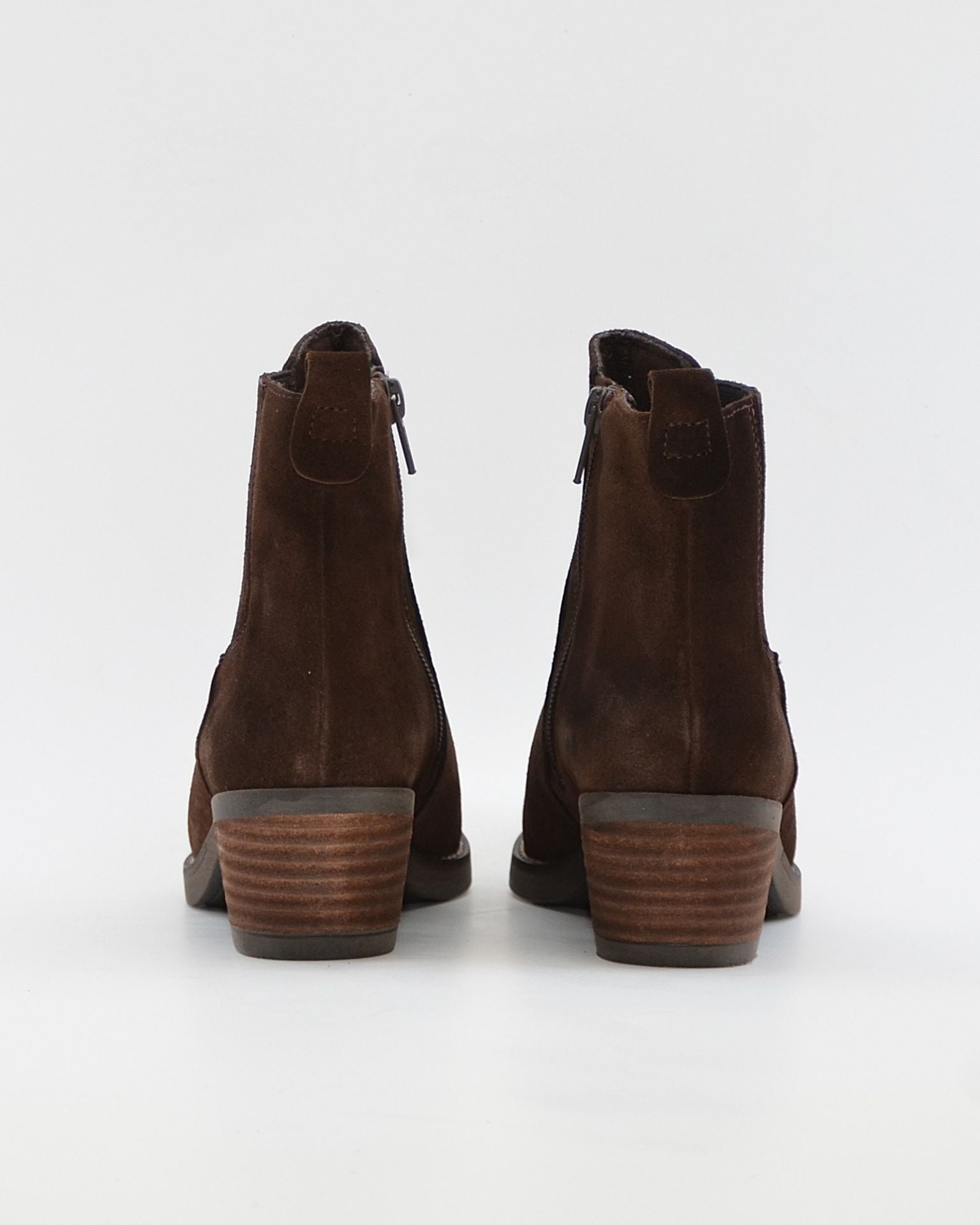 BOTIN MUJER COWBOY SERRAJE MARRON CHOCOLATE KAOLA 3500