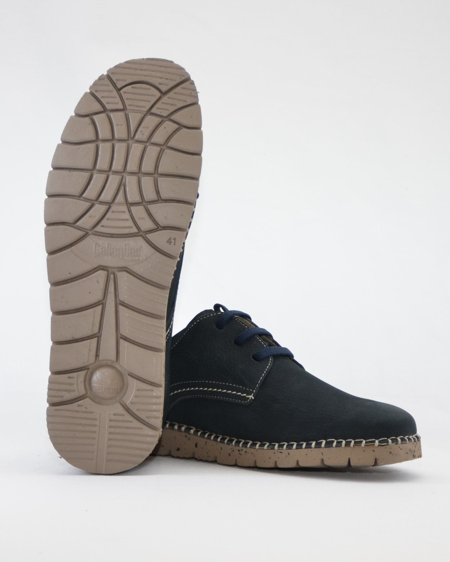 ZAPATO DE HOMBRE CALLAGHAN AZUL CON CORDONES 65201