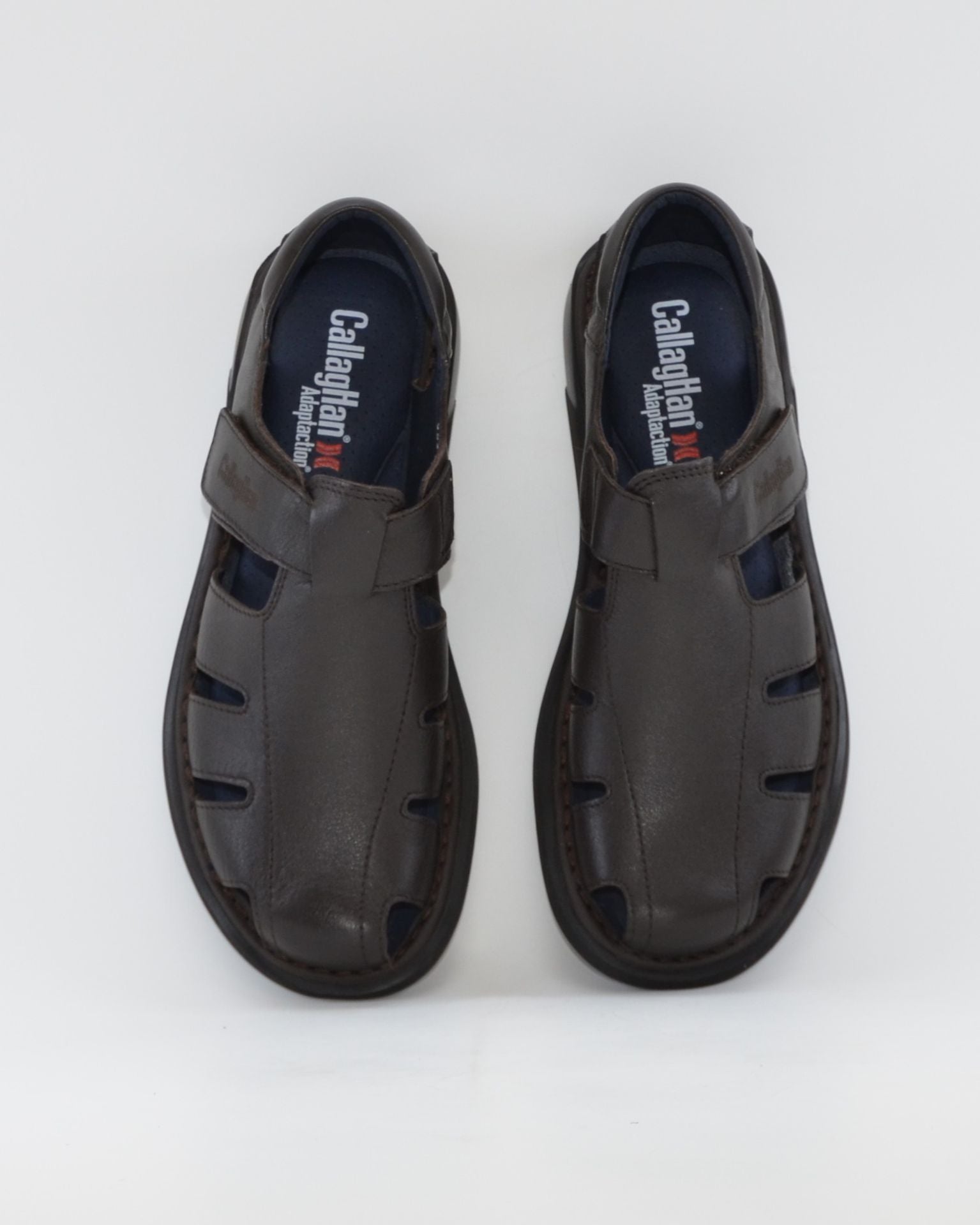SANDALIA HOMBRE VELCRO COLOR MARRON SUELA EXTRALIGHT CALLAGHAN 92311