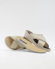 ZAPATILLAS DE CASA MUJER CRUZADA CON CUÑA COLOR MULTI ANCHO ESPECIAL Y PLANTILLA EXTRAIBLE 4035 A