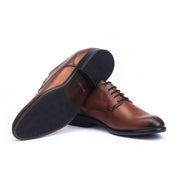 ZAPATO HOMBRE VESTIR COLOR CUERO CON CORDONES BRISTOL M7J-4187