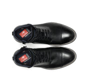 BOTIN CORDON Y CREMALLERA NEGRO F1342 TERRY HABANA