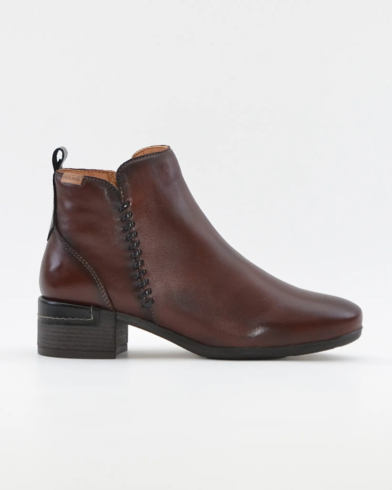BOTIN MUJER TACON BAJO COLOR MARRON PIKOLINOS MALAGA W6W-8950 CAOBA