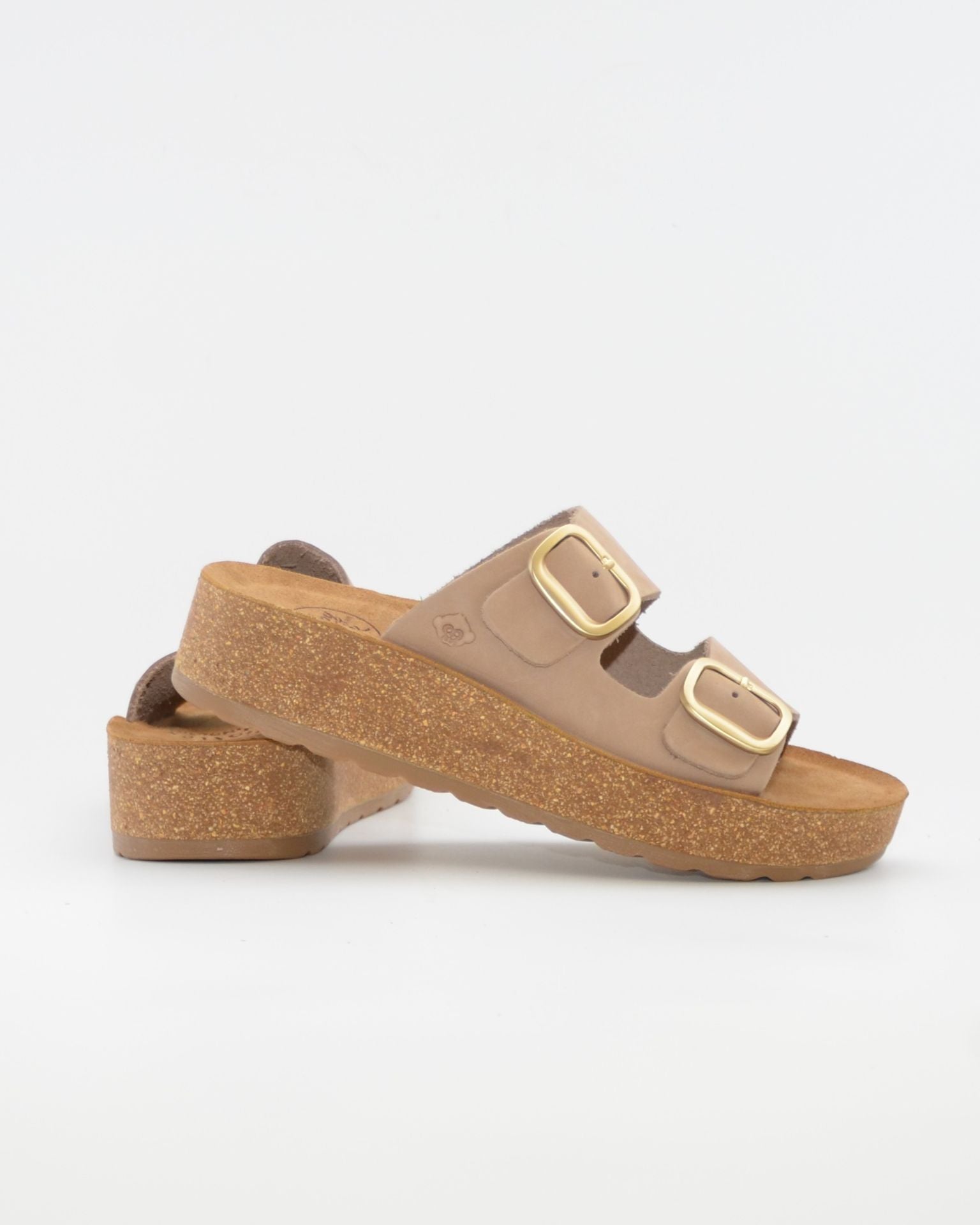 SANDALIA BIO PLATAFORMA NOBUCK TAUPE HAPPY MONK GOMERA 002