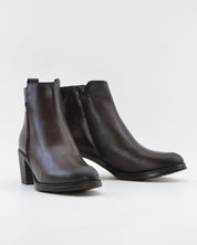 BOTIN MUJER TACON CUADRADO KAOLA COLOR MARRÓN 8819