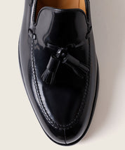 ZAPATO HOMBRE BORLAS 3003 TASSEL FLORENTIC NEGRO SUELA DE CUERO