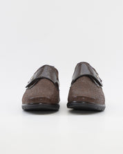 ZAPATO ANCHO ESPECIAL VELCRO PLANTILLA EXTRAIBLE PITILLOS 11510 MARRÓN