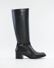 BOTA ALTA MUJER PIEL COLOR NEGRO DORKING by FLUCHOS D8965