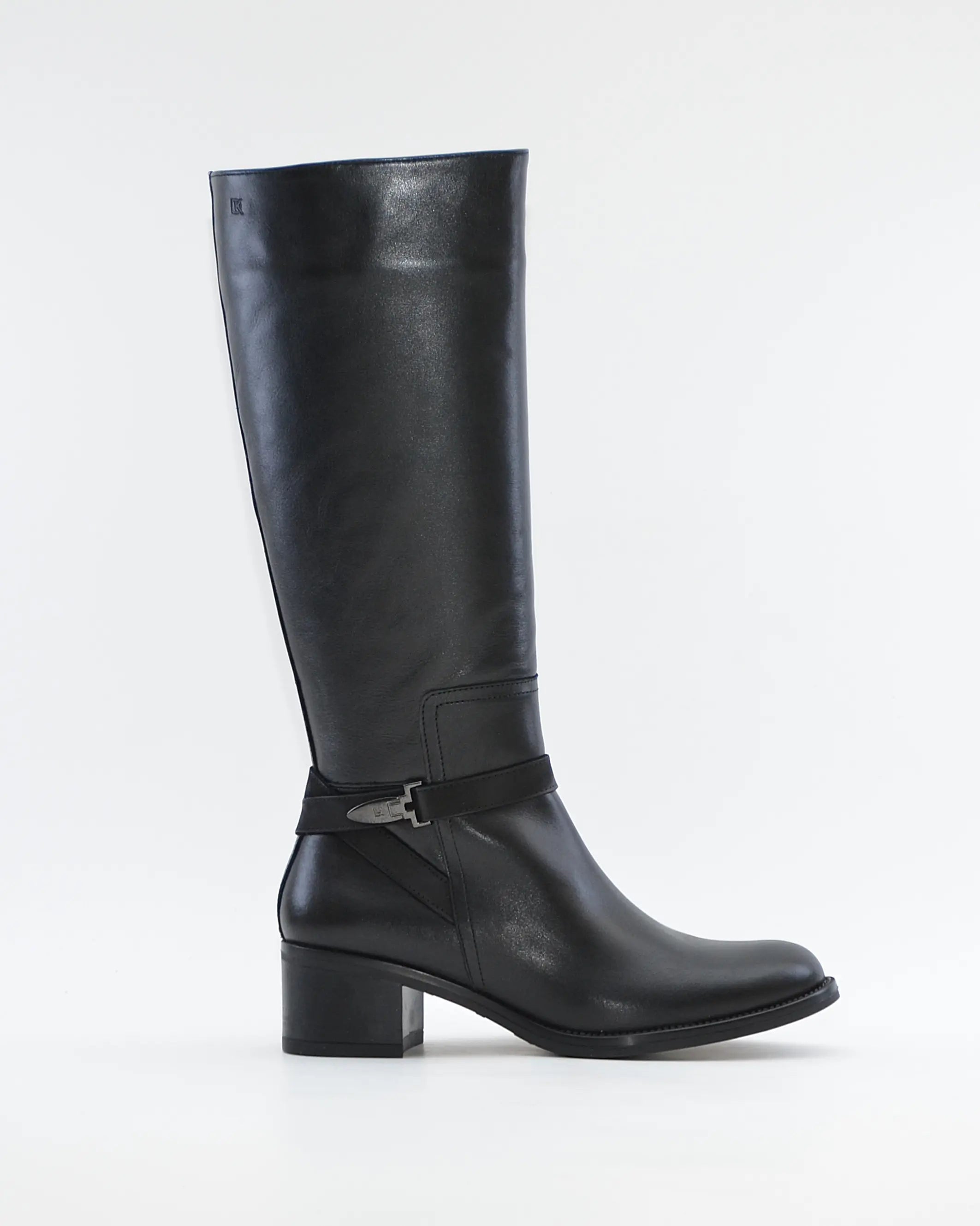 BOTA ALTA MUJER PIEL COLOR NEGRO DORKING by FLUCHOS D8965