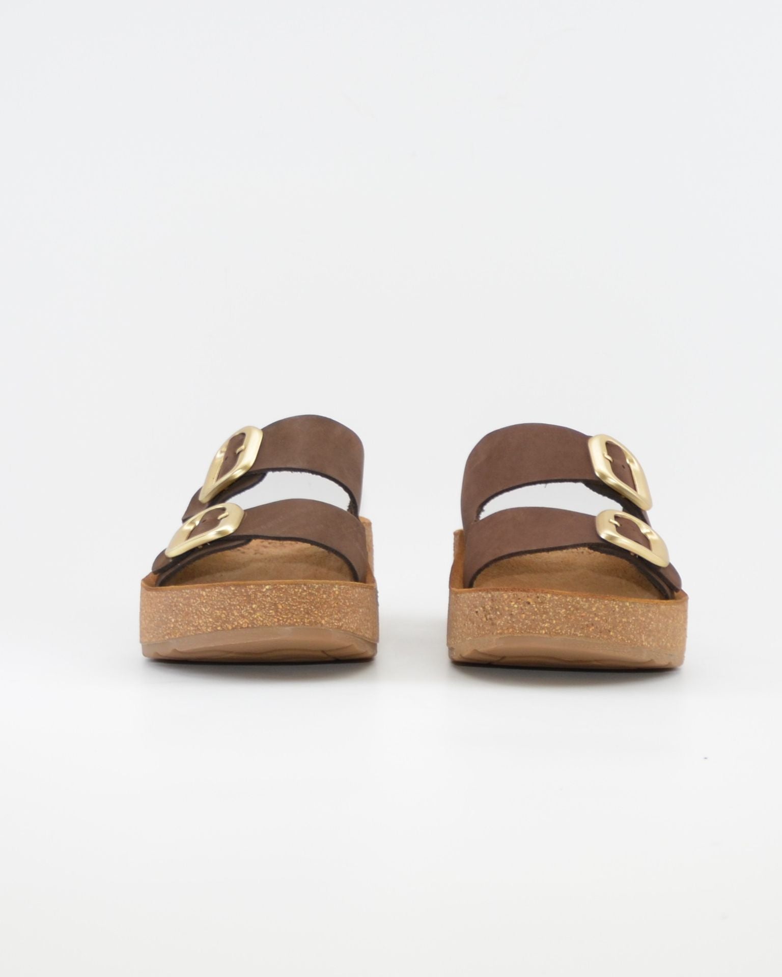 SANDALIA BIO PLATAFORMA NOBUCK MARRON HAPPY MONK GOMERA 002