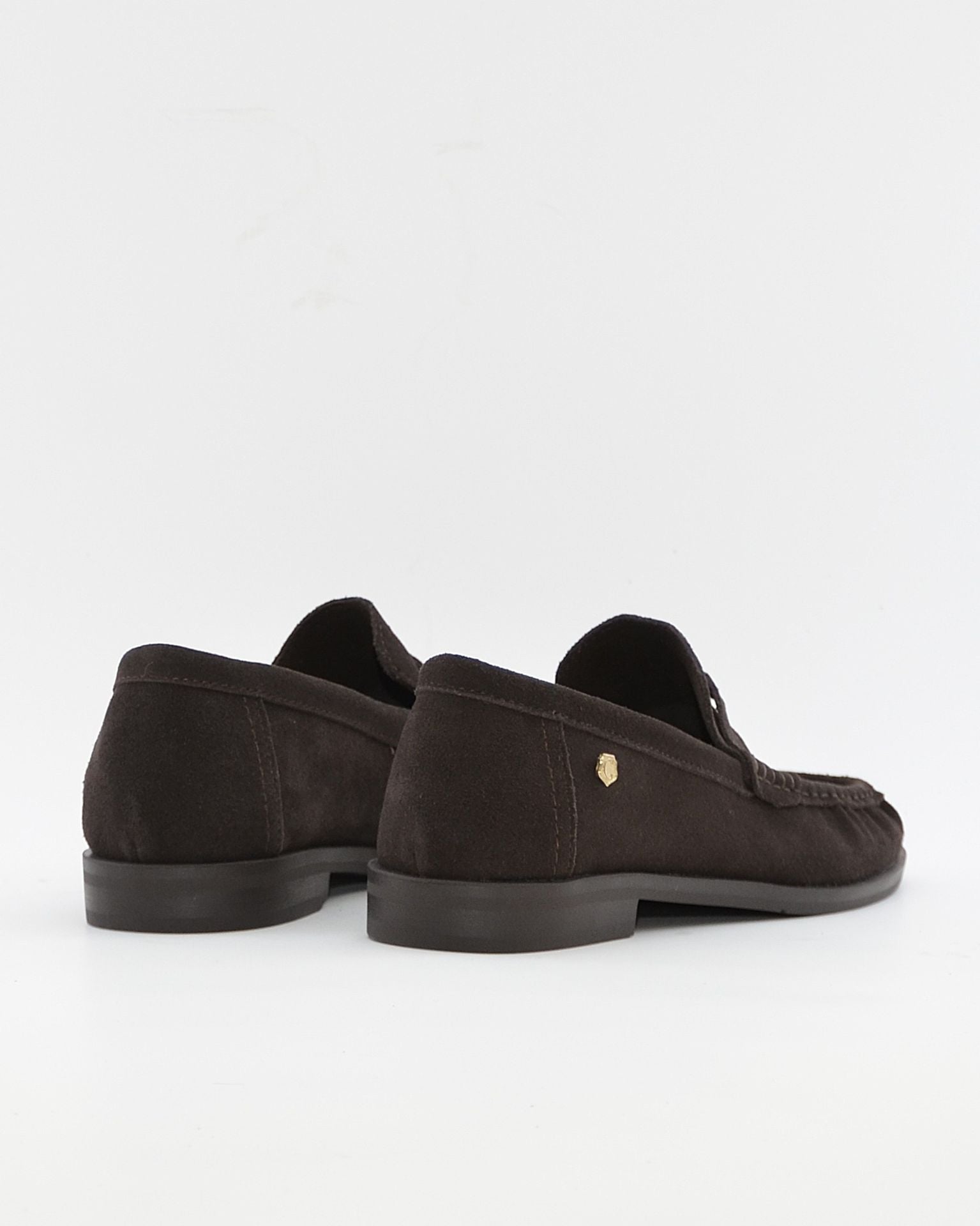 ZAPATO MOCASIN MUJER PLANO SERRAJE MARRON CHOCOLATE