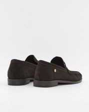 ZAPATO MOCASIN MUJER PLANO SERRAJE MARRON CHOCOLATE