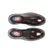 ZAPATO HOMBRE FLUCHOS COLOR MARRON LISO CON CORDONES F0631 BELGAS