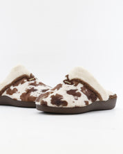 ZAPATILLAS DE CASA MUJER ABIERTA DEVALVERDE 1205 BEIGE VACA