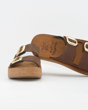 SANDALIA BIO PLATAFORMA NOBUCK MARRON HAPPY MONK GOMERA 002